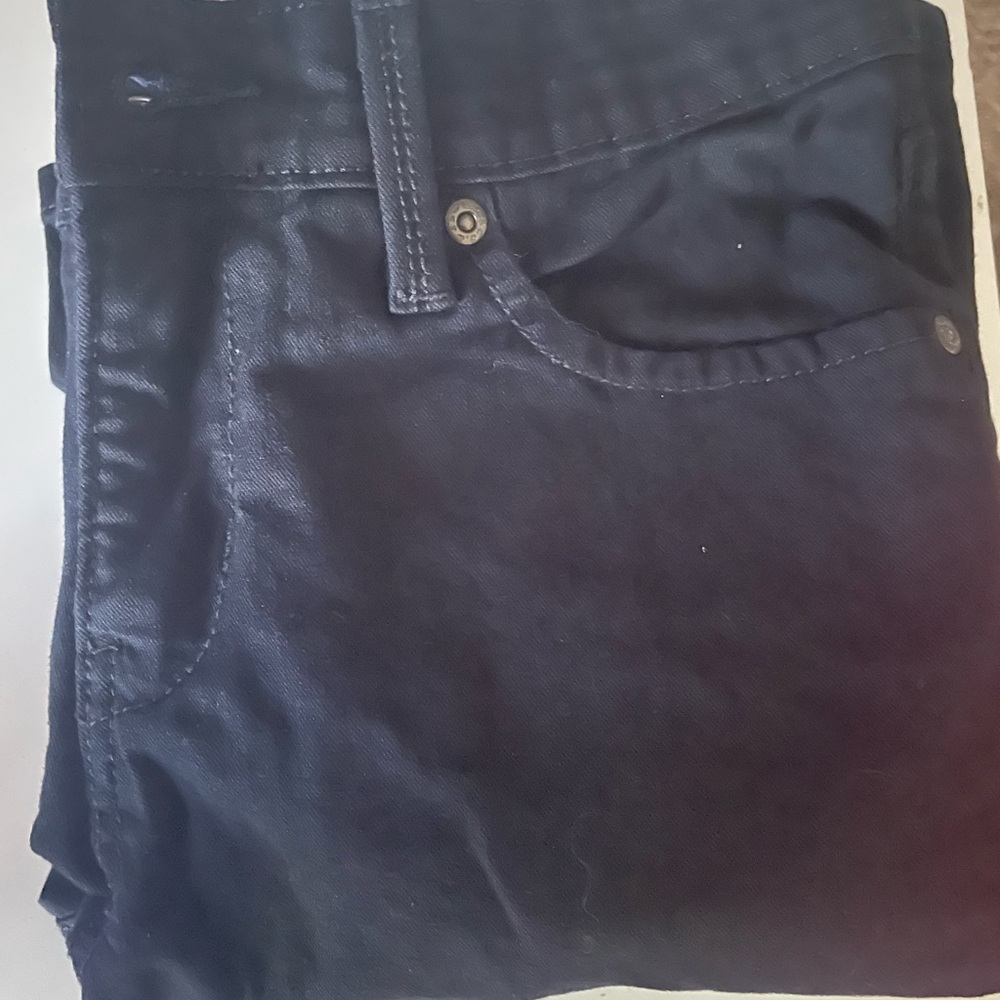 Levi's Black Denim Jeans with Smooth Finish